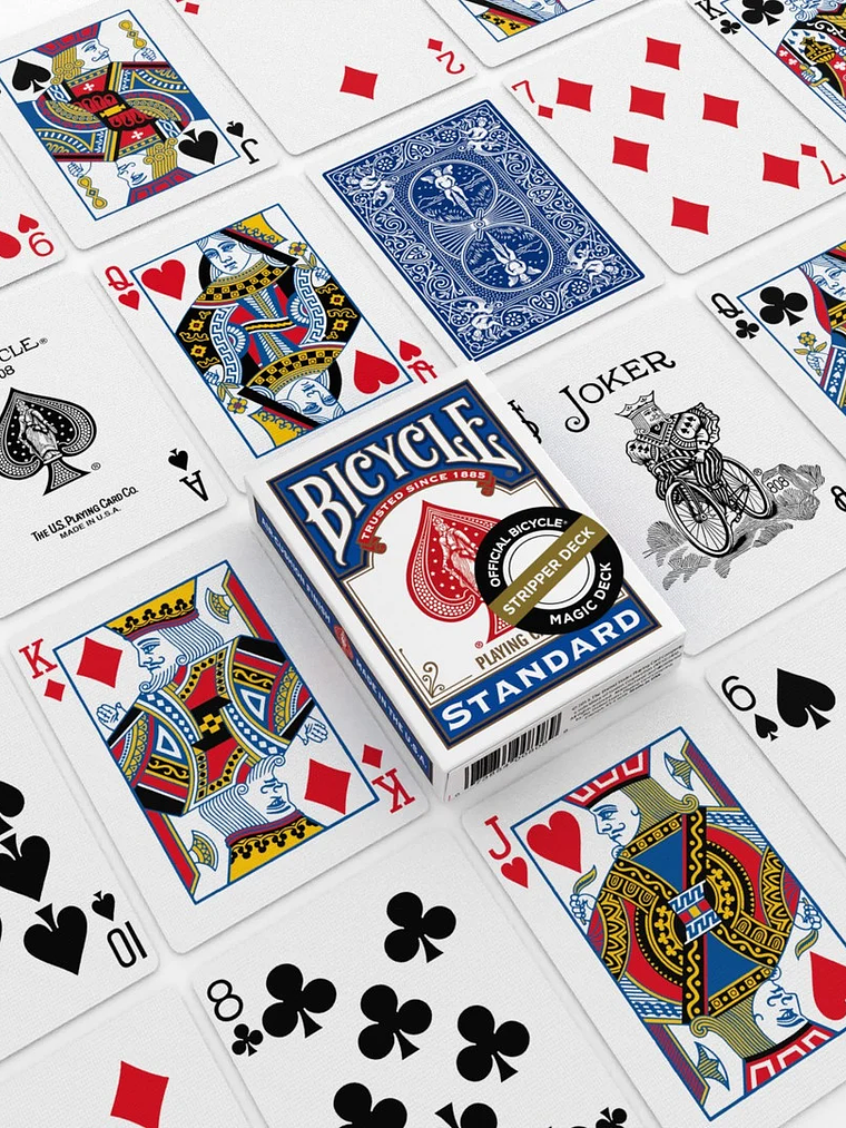 BICYCLE MAGIC STRIPPER AZUL 2