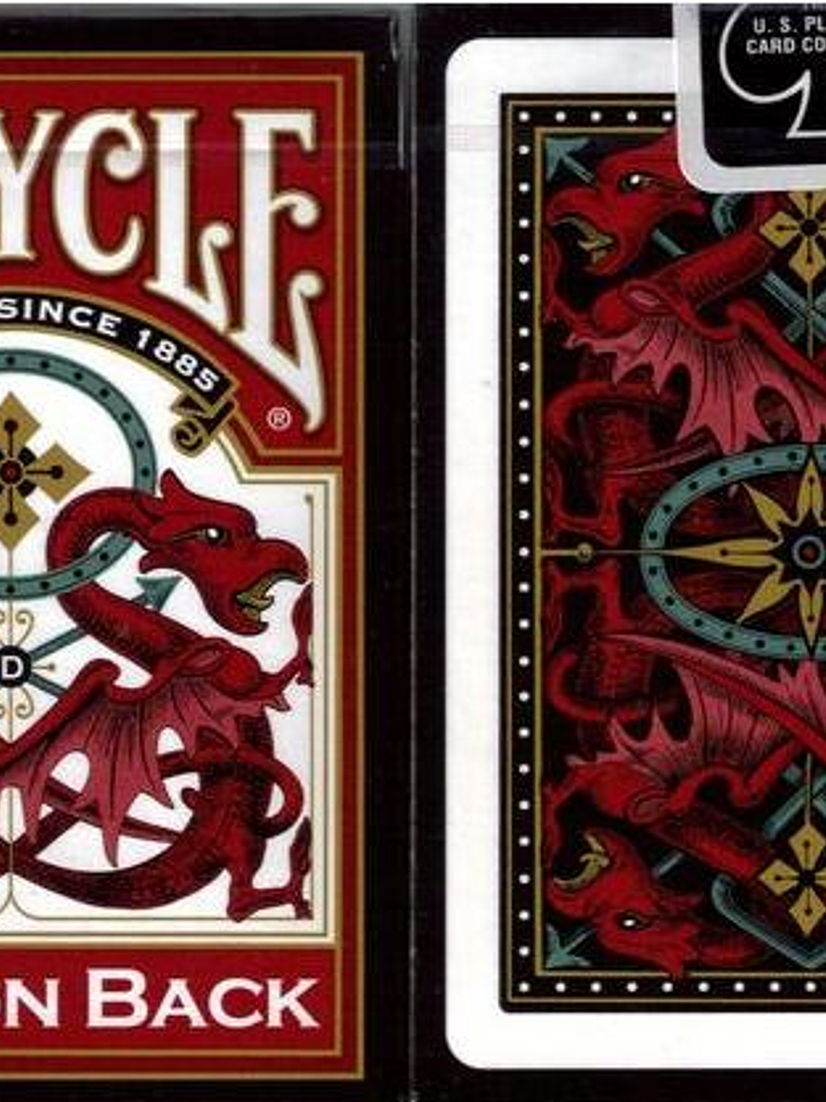 BICYCLE DRAGON BACK ROJO 3