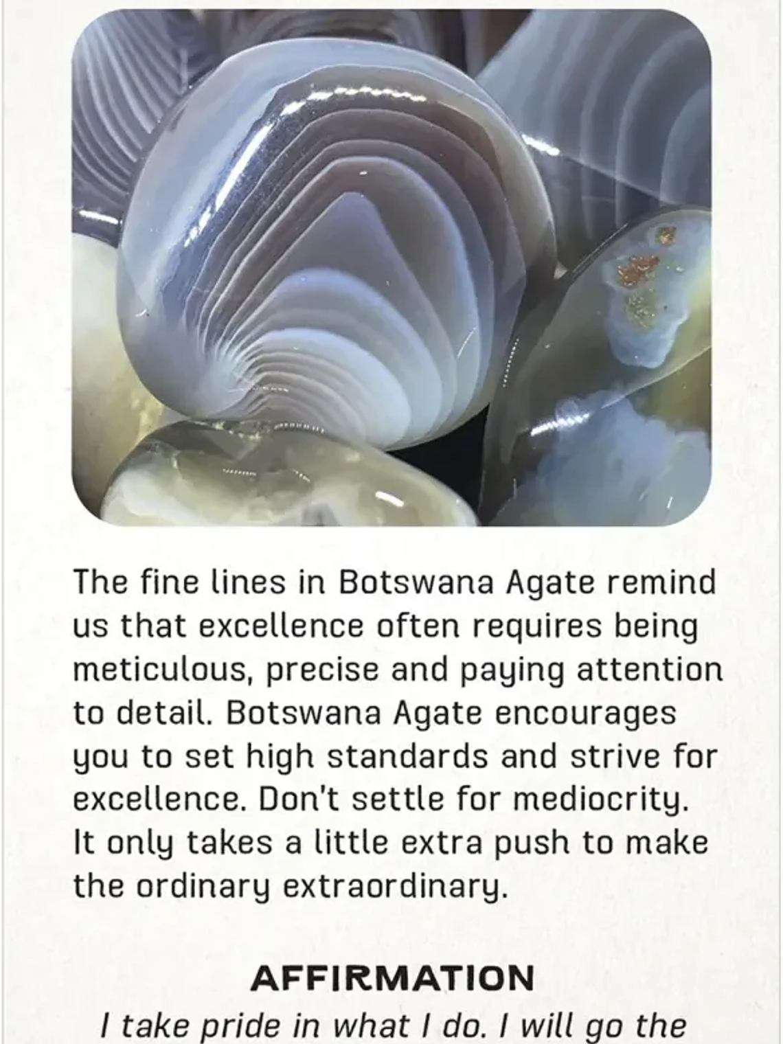 ORÁCULO CRYSTAL MESSAGE CARDS 6