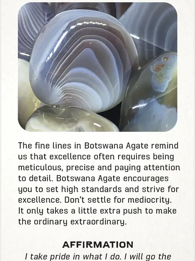 ORÁCULO CRYSTAL MESSAGE CARDS 6