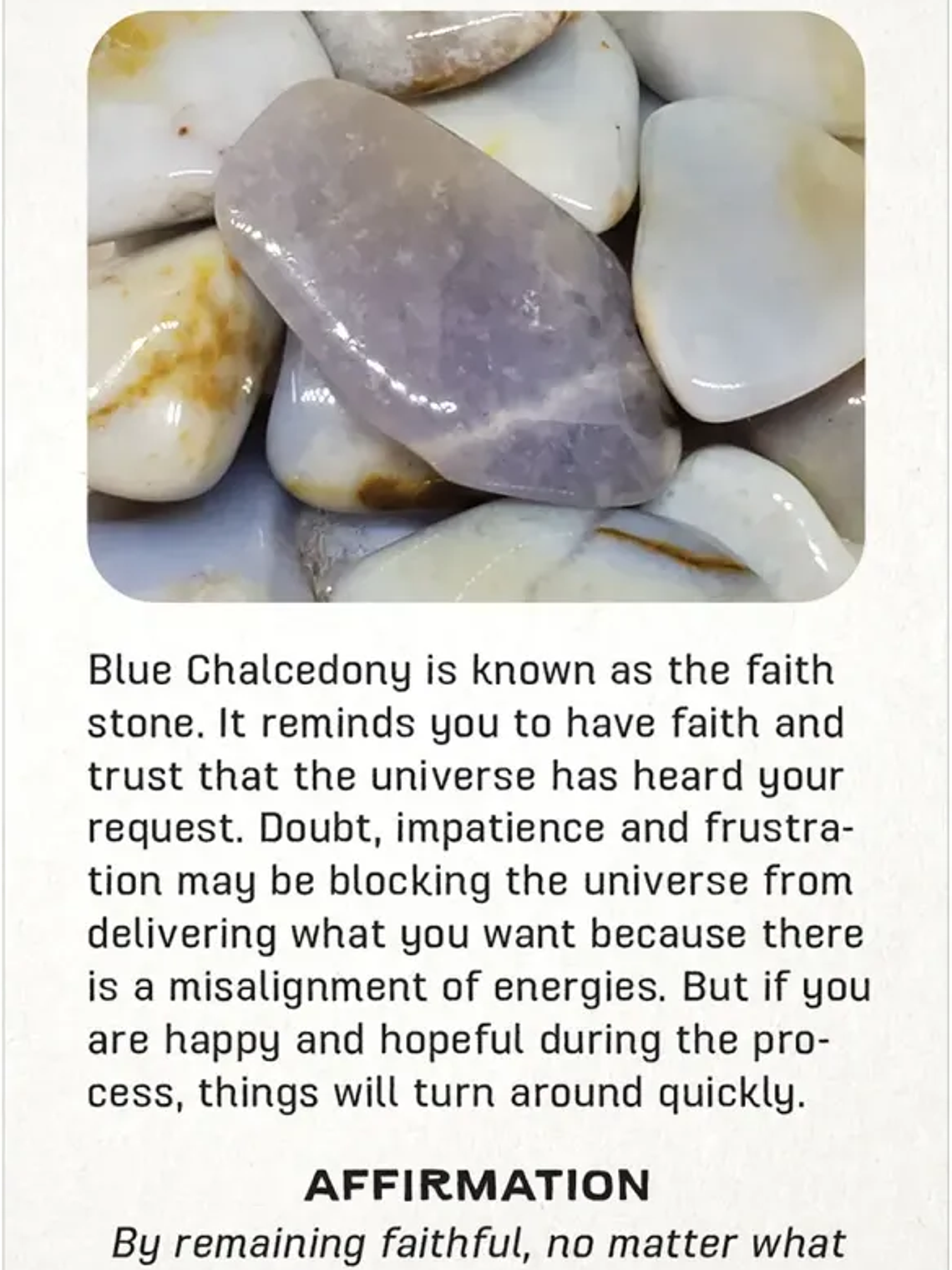 ORÁCULO CRYSTAL MESSAGE CARDS 7