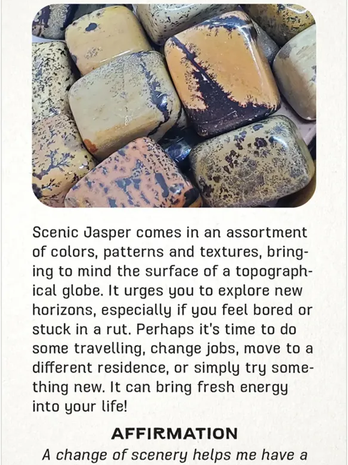 ORÁCULO CRYSTAL MESSAGE CARDS 11