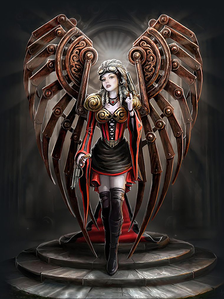 BICYCLE  STEAMPUNK POR ANNE STOKES 5