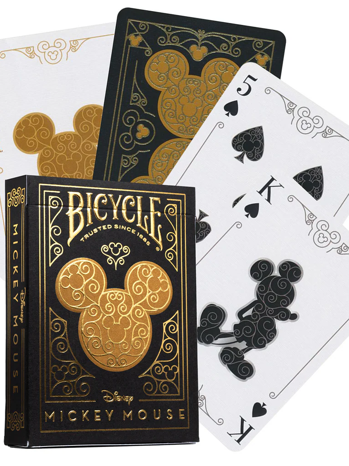 BICYCLE DISNEY BLACK & GOLD MICKEY 1