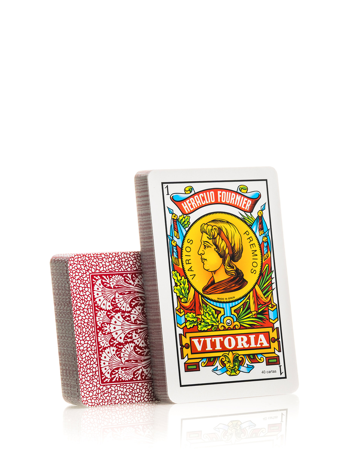 FOURNIER NAIPE ESPAÑOL N°12 40 CARTAS DORSO ROJO 1