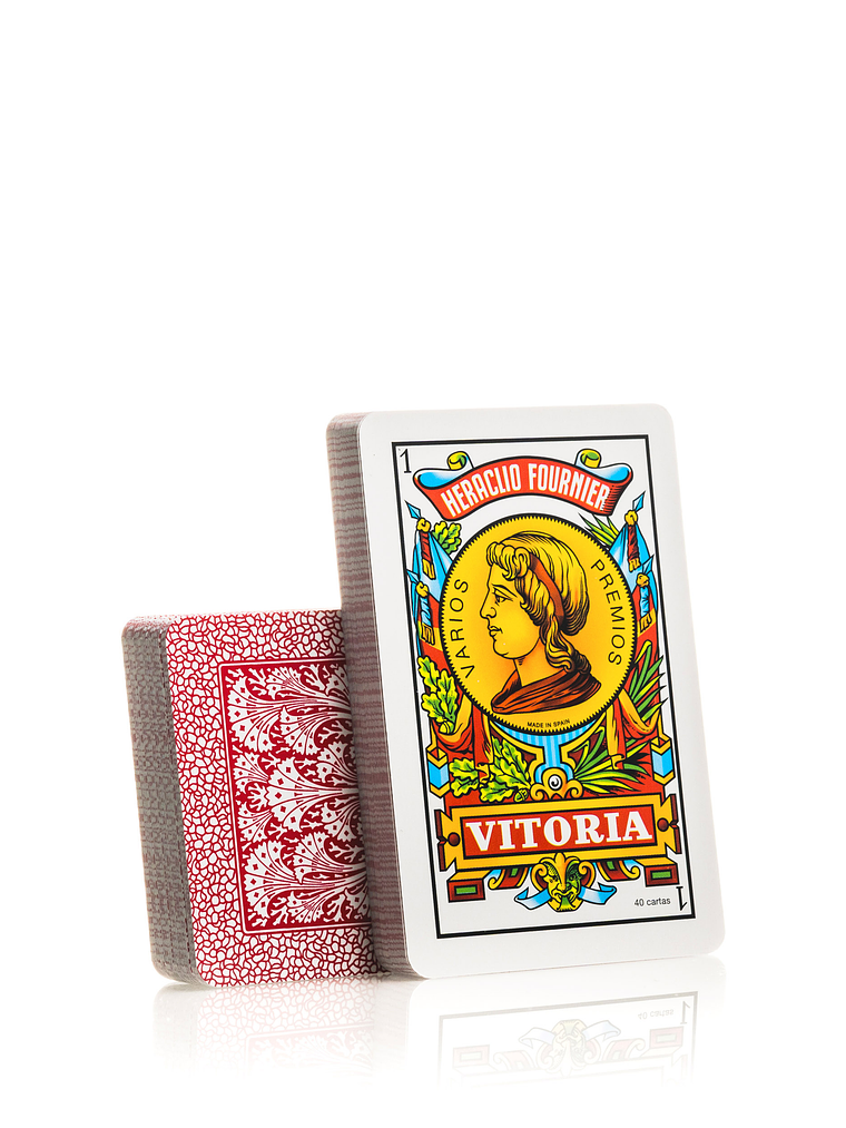 FOURNIER NAIPE ESPAÑOL N°12 40 CARTAS DORSO ROJO 1