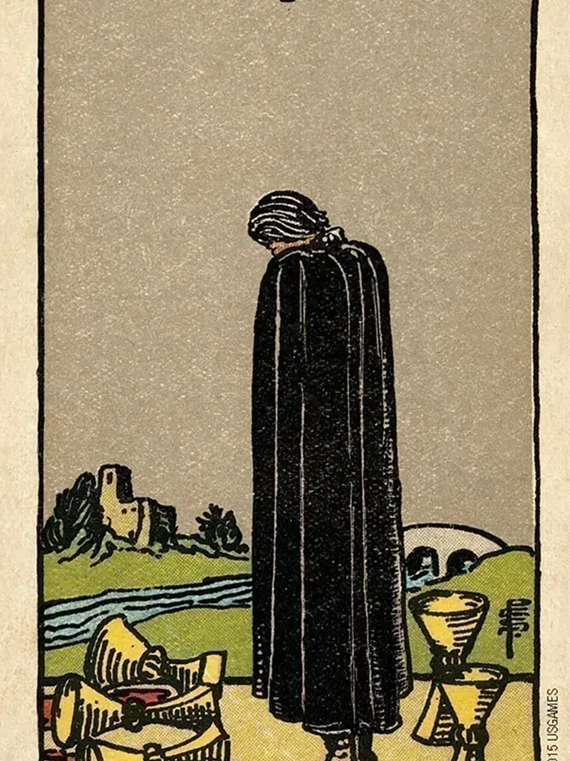 MINI SMITH-WAITE CENTENNIAL TAROT EN CAJA METÁLICA 3