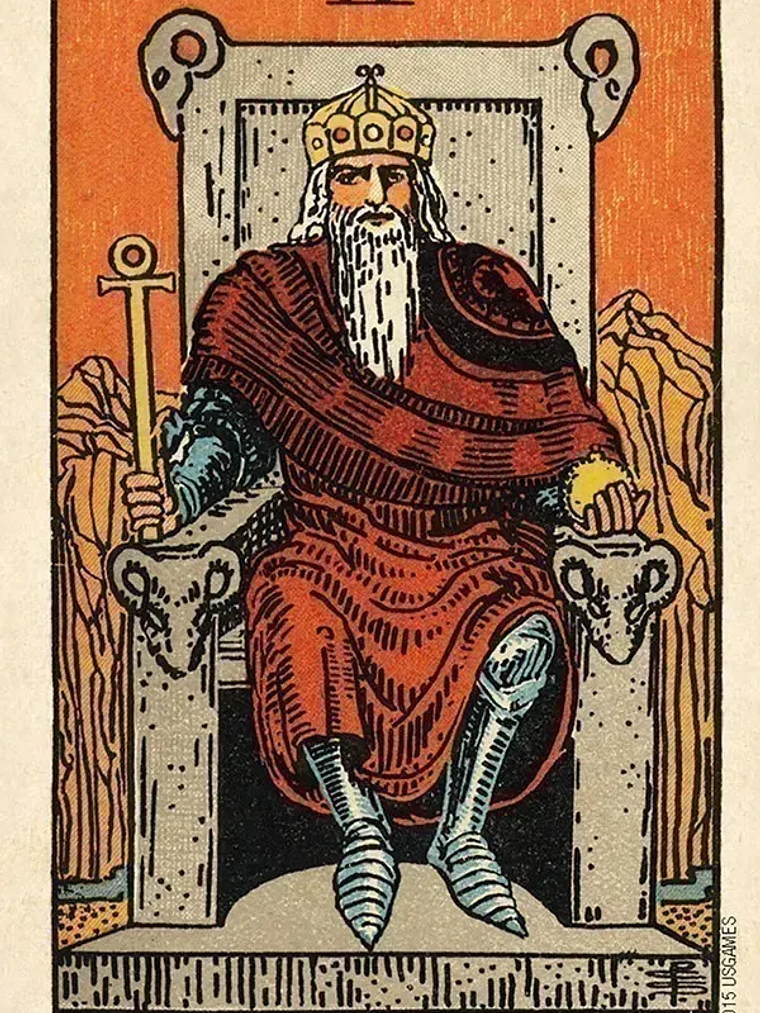 MINI SMITH-WAITE CENTENNIAL TAROT EN CAJA METÁLICA 4