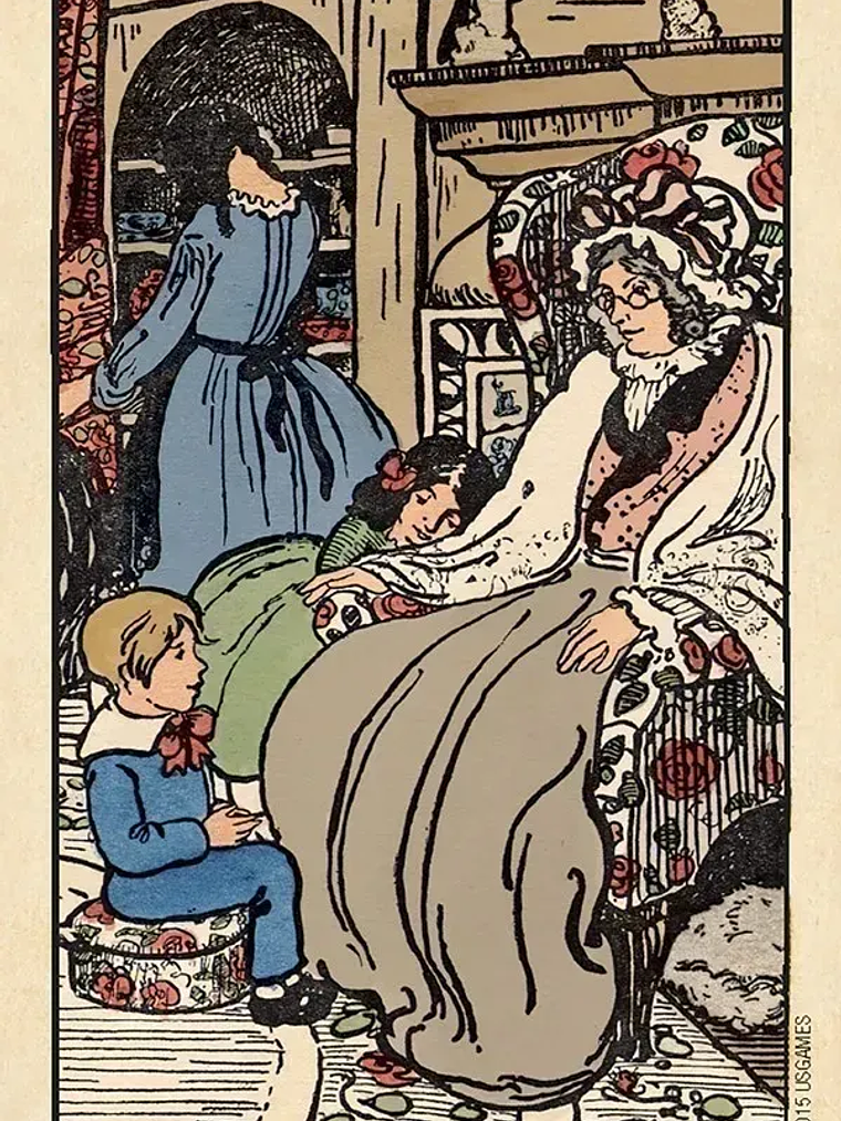 MINI SMITH-WAITE CENTENNIAL TAROT EN CAJA METÁLICA 7