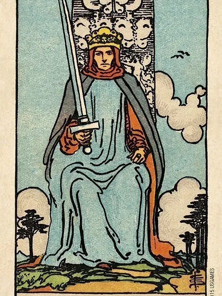 MINI SMITH-WAITE CENTENNIAL TAROT EN CAJA METÁLICA 8