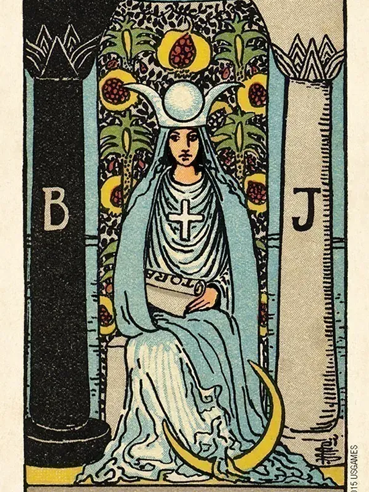 MINI SMITH-WAITE CENTENNIAL TAROT EN CAJA METÁLICA 9