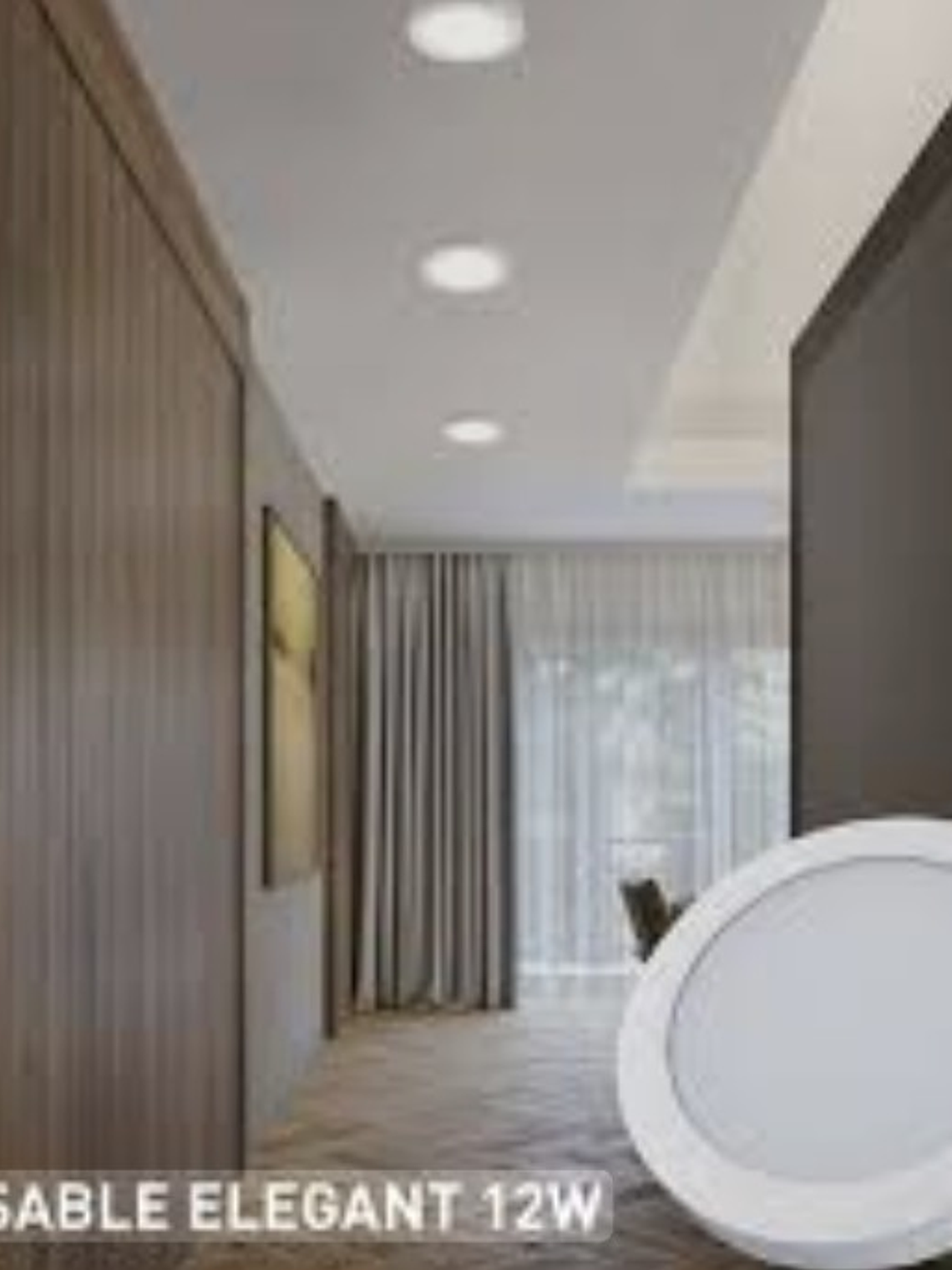 PANEL LED 12 W LUZ CALIDA 5