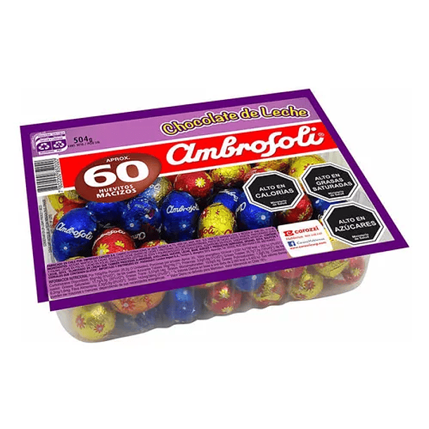 Huevitos de chocolate Ambrosoli X 60 (caja x 14)