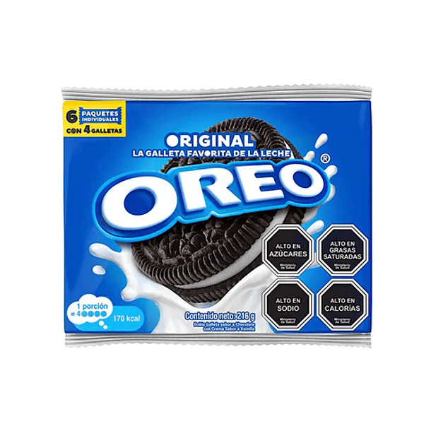 Pack Galleta Oreo Original Mini 6 unid