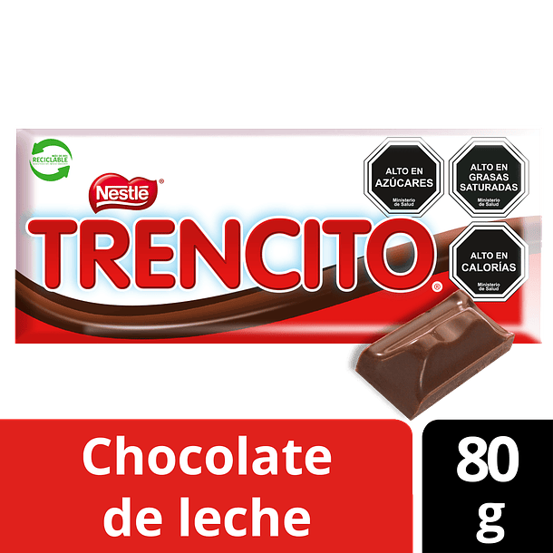 Chocolate Trencito barra 80gr