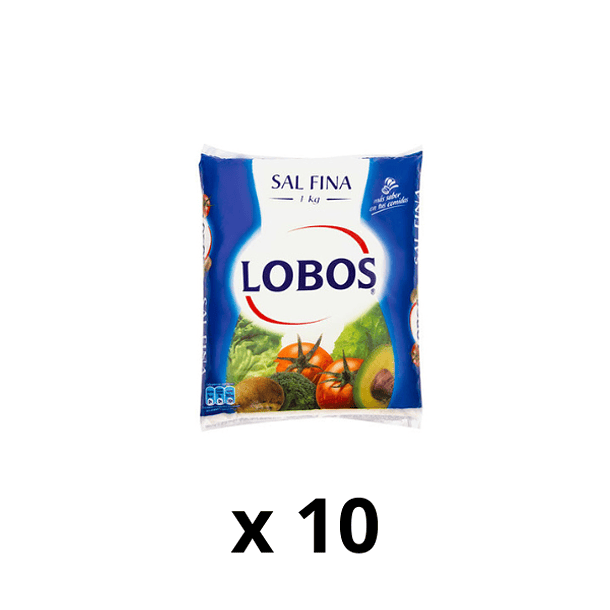 Sal Fina Lobos 1 kg X 10 unidades