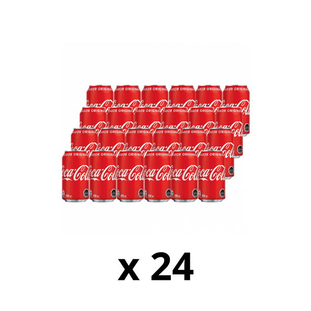 Bebida Coca-Cola Original 350 cc X 24 unidades