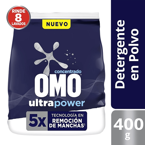 Omo Ultrapower Polvo 400 Gr