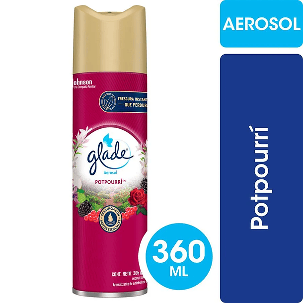 Desodorante Ambiental Glade Aerosol Potpurri 360 ml