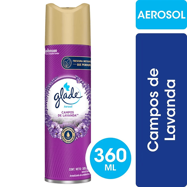 Desodorante Ambiental Glade Aerosol Lavanda 360 ml