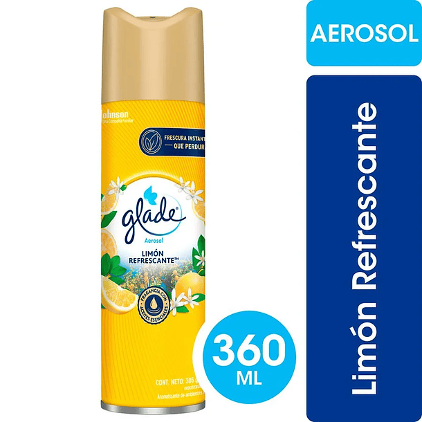 Desodorante Ambiental Glade Aerosol Limón Refrescante 360 ml