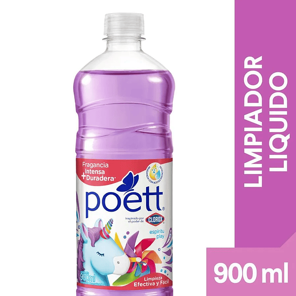 Limpiador de Pisos Poett Espiritu Play 900 ml