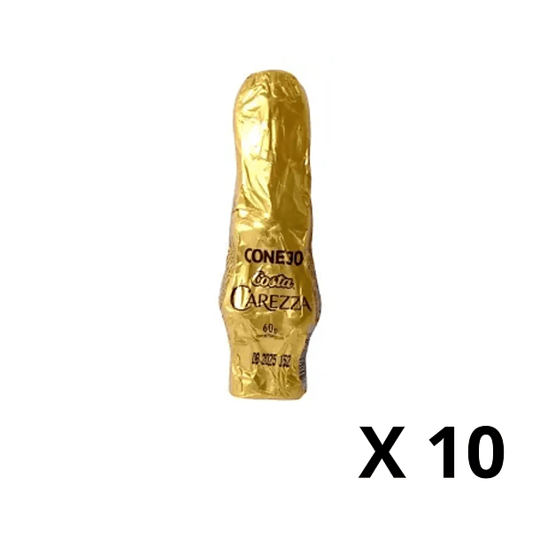 Conejo de Pascua Carezza 60g (PACK X 10)