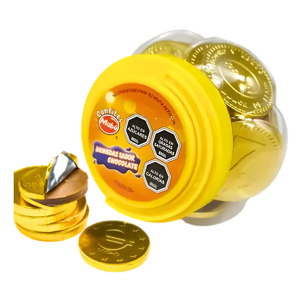 Monedas de chocolate Mabu x 50