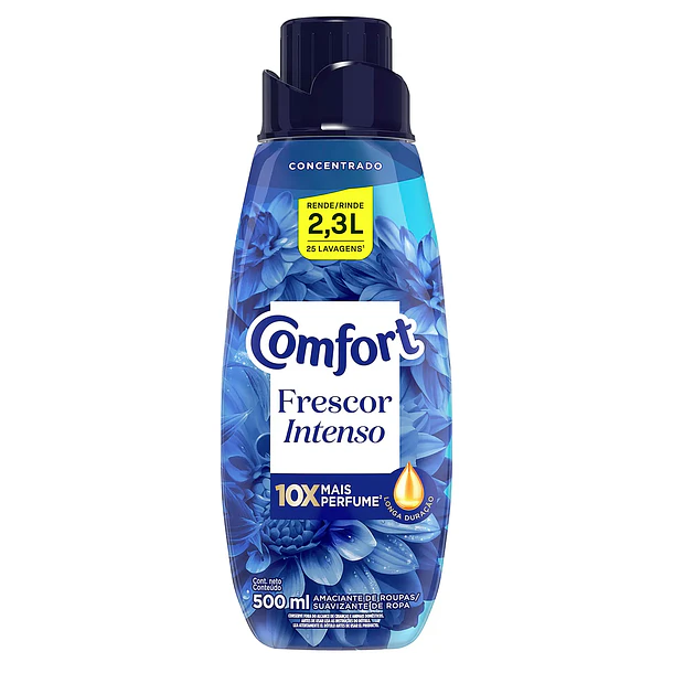 Suavizante Comfort Cuidado Essencial Frescor Intenso 500ml