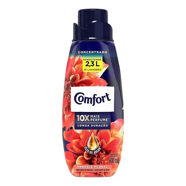 Suavizante Comfort Cuidado Intensivo Energía Floral 500 ml 