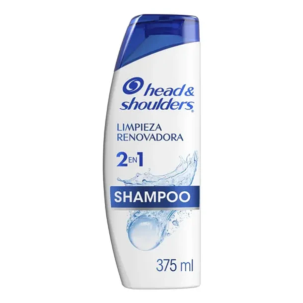 Head & Shoulders Shampoo 2 en 1 Limpieza Renovadora 375ml 