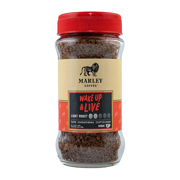 Café Liofilizado Wake Up and Live 100g Marley Coffee 