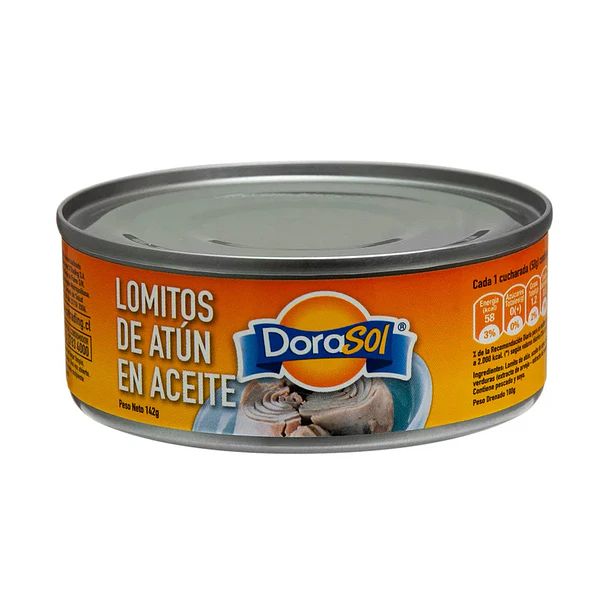 Atún En Aceite Lomito 142 Gr Dorasol 