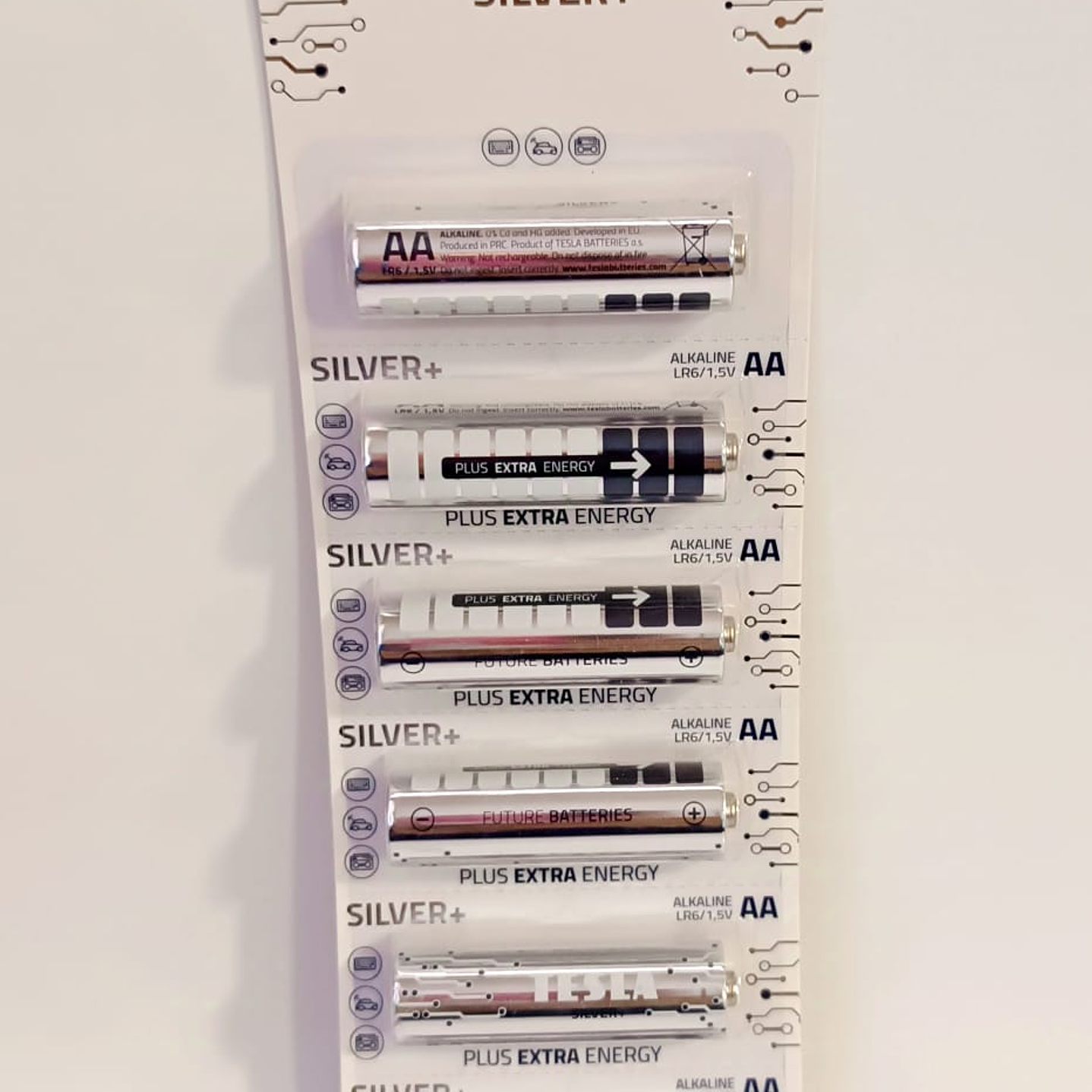 Pila  tesla  silver   aa  blister 6 un (cj 12 blister)