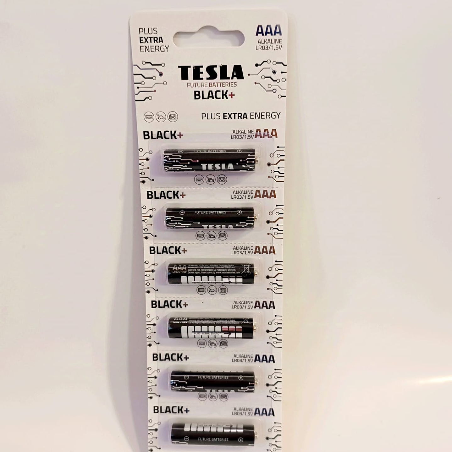 Pila  tesla black  aaa  blister 6 un (cj 12 blister)