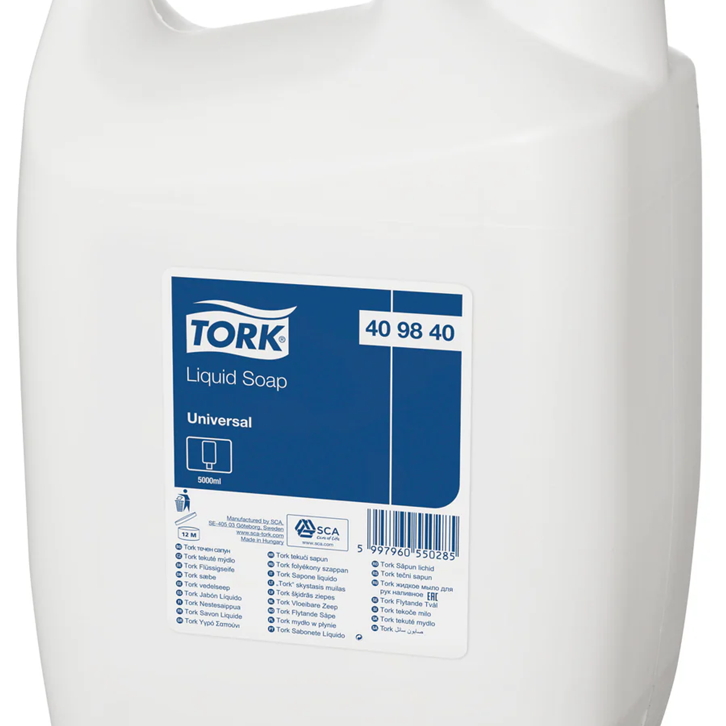 Jabon liquido agranel tork 5 lt