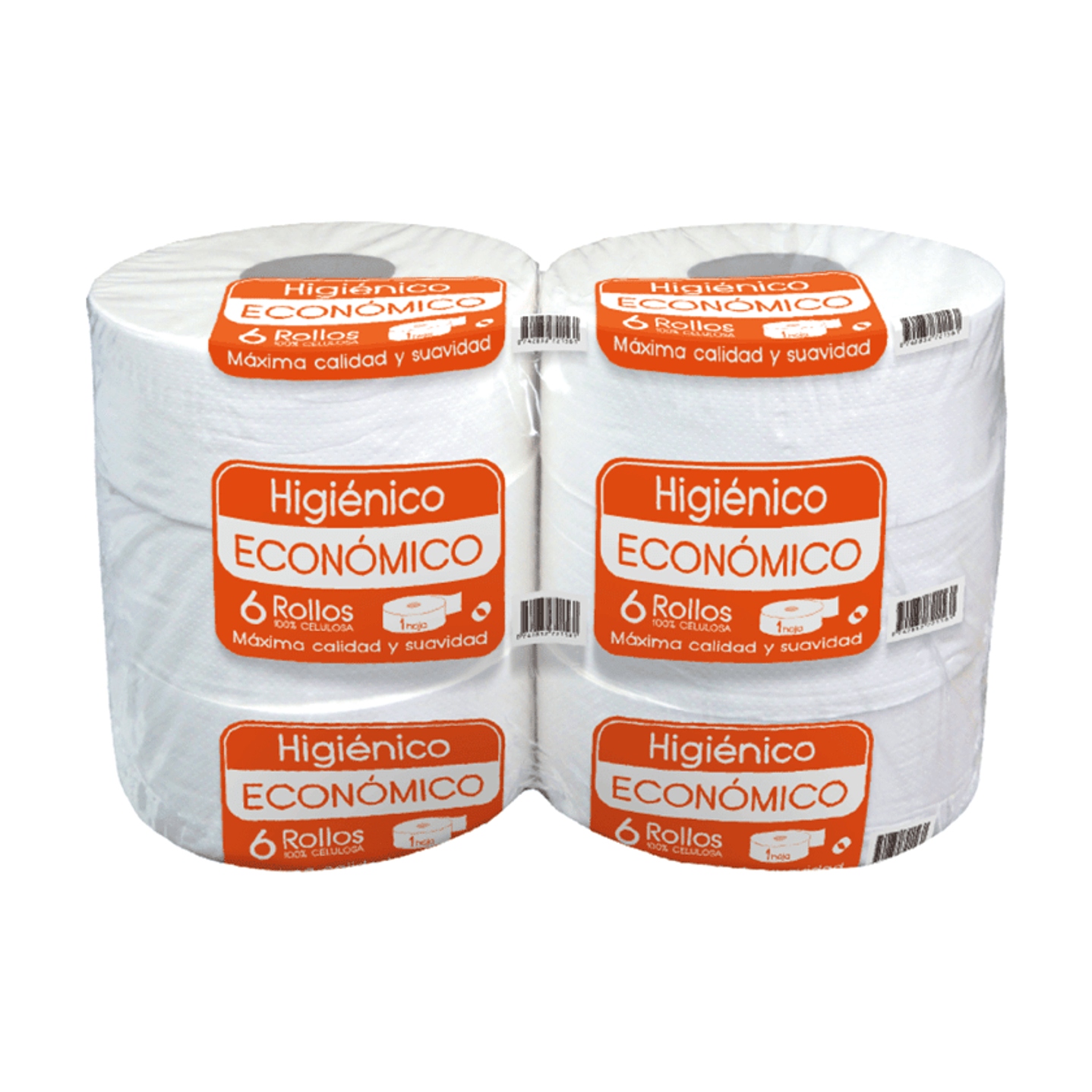 Papel  higienico  institucional  pack  6x300  mt