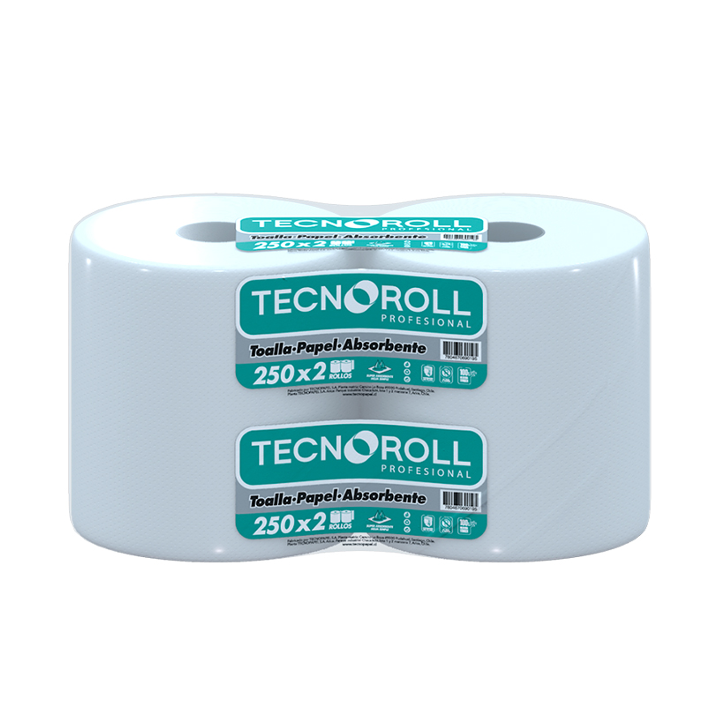 Toalla papel jumbo extra blanca grofada 2x250 mts