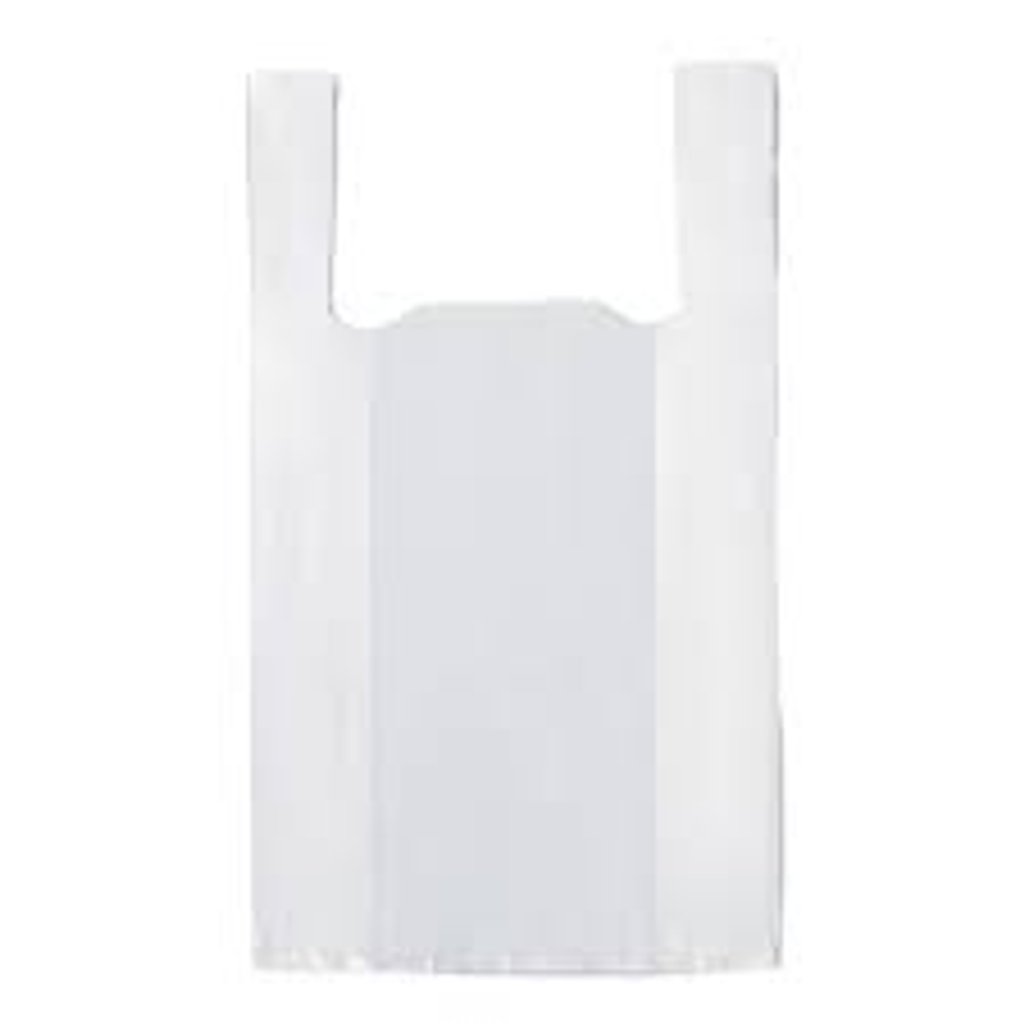 Bolsa camiseta blanca 28x35 ( pq 100 un )