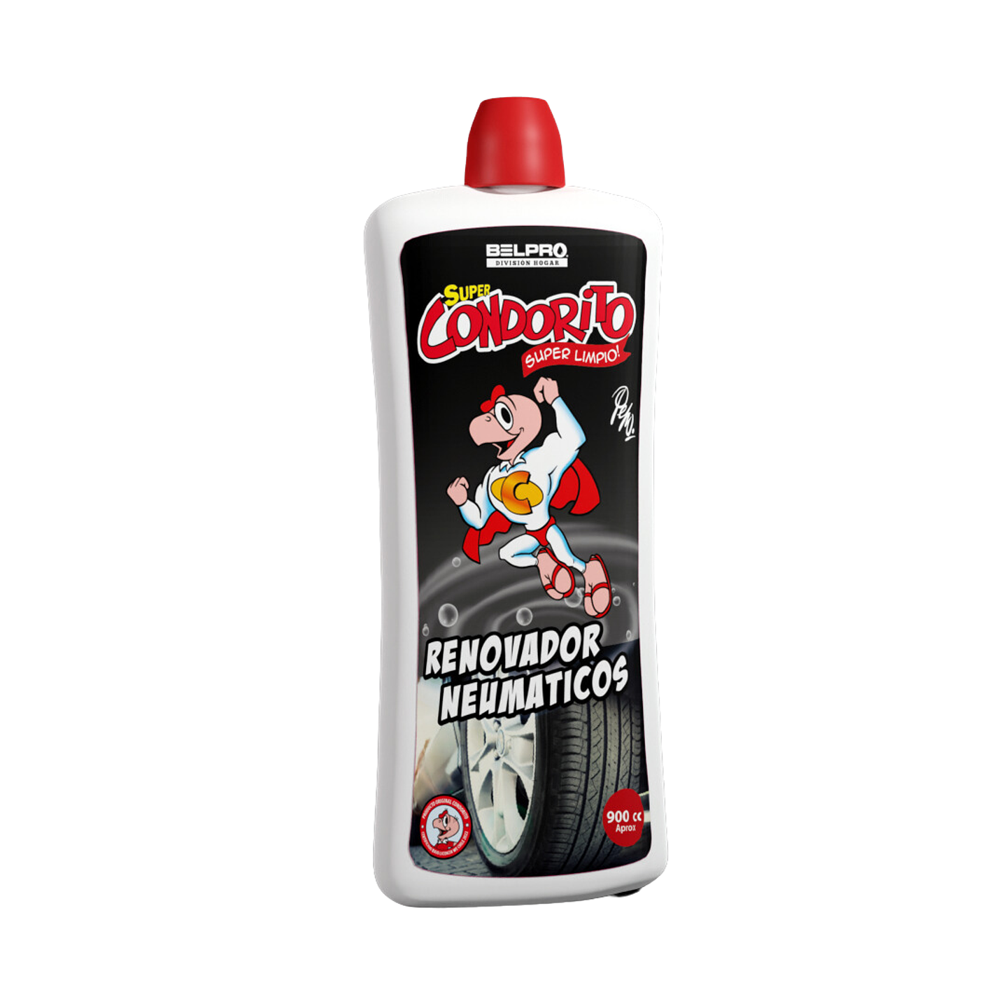 Renovador de gomas  super condorito 900 cc (cj 6 un)