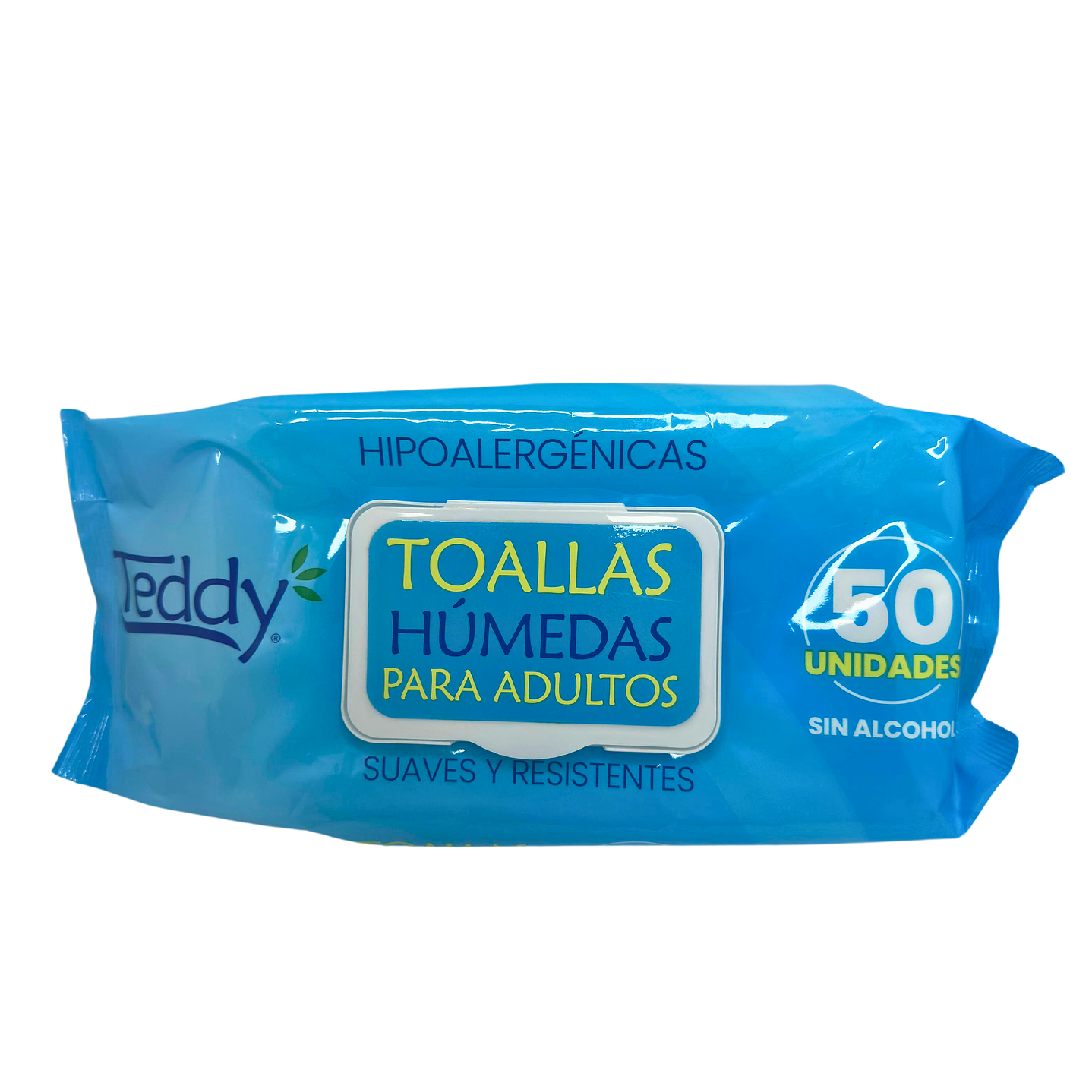 Toallas humedas para adulto pq 50 un (cj 12 pq) teddy