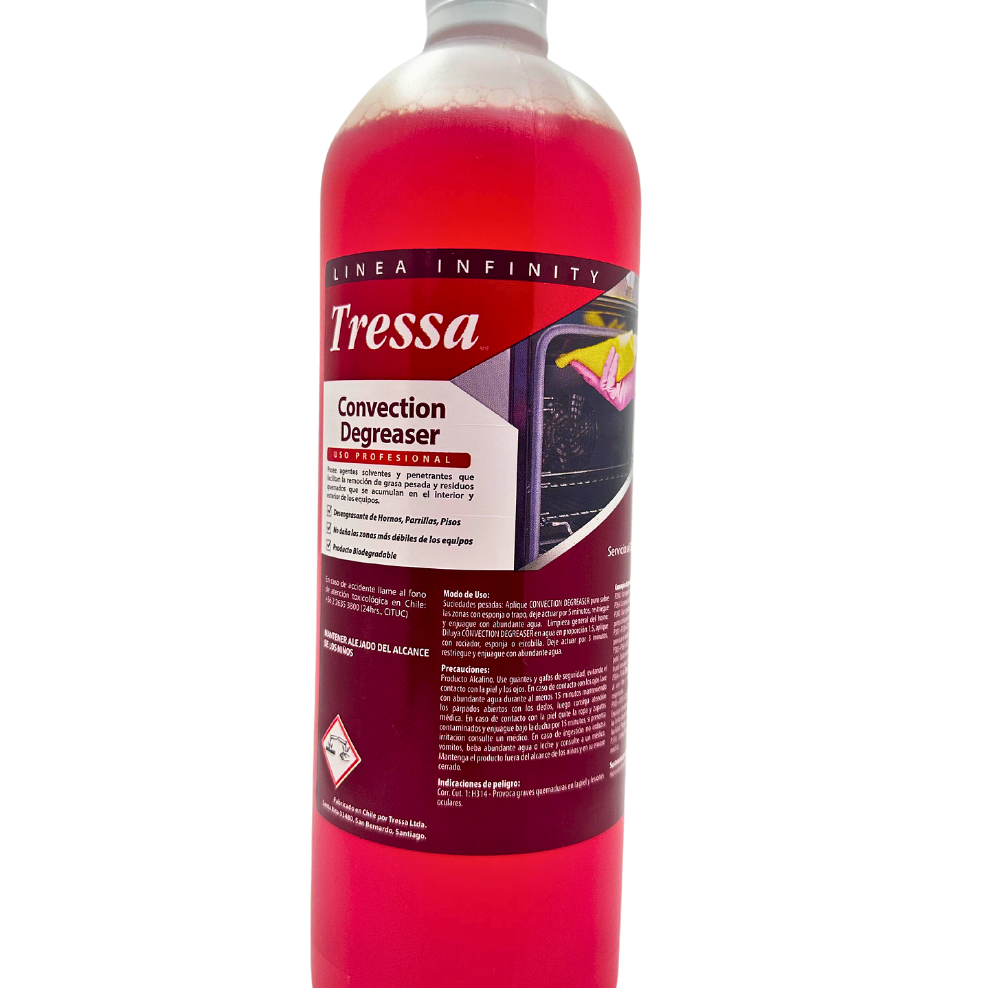 Convection desengrasante rojo tressa 1 kg