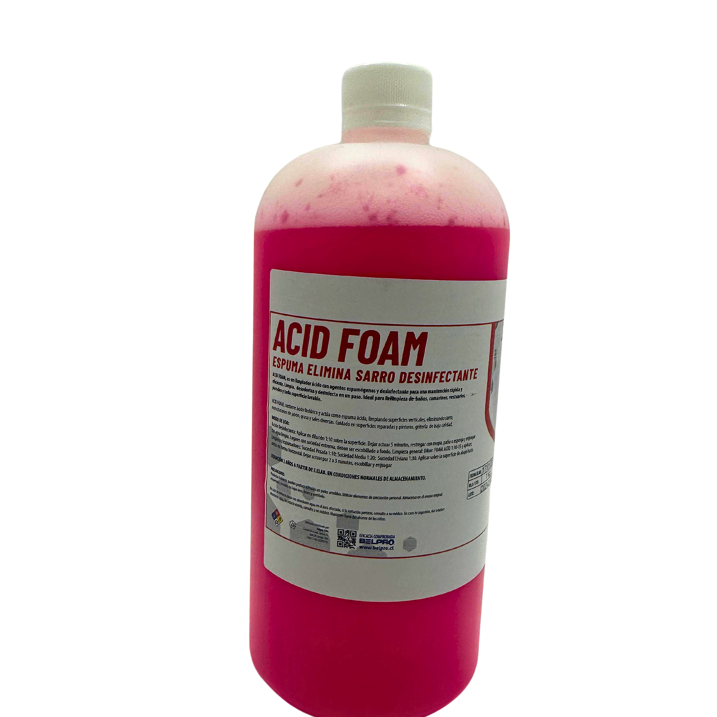 Foam acid espuma  elimina sarro desinfec. 1 kg  belpro