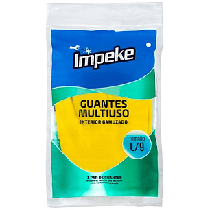 Guante latex multiuso impeke 