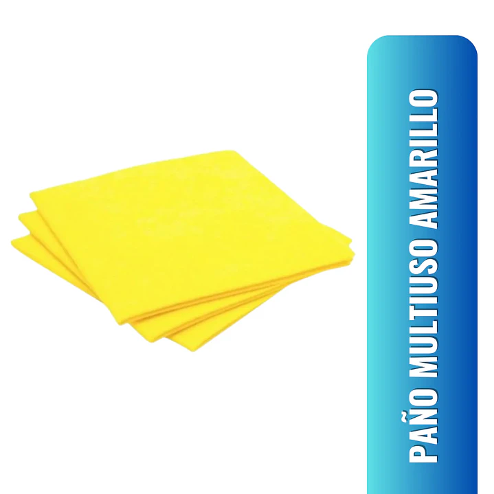 Paño multiuso amarillo importado pack 5 un