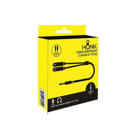 CABLE HONK ADAPT. 2 JACK A 1 PLUG 1