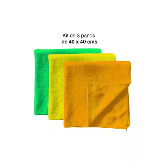 DAYTONA TOALLAS MICROFIBRA 3PCS 2