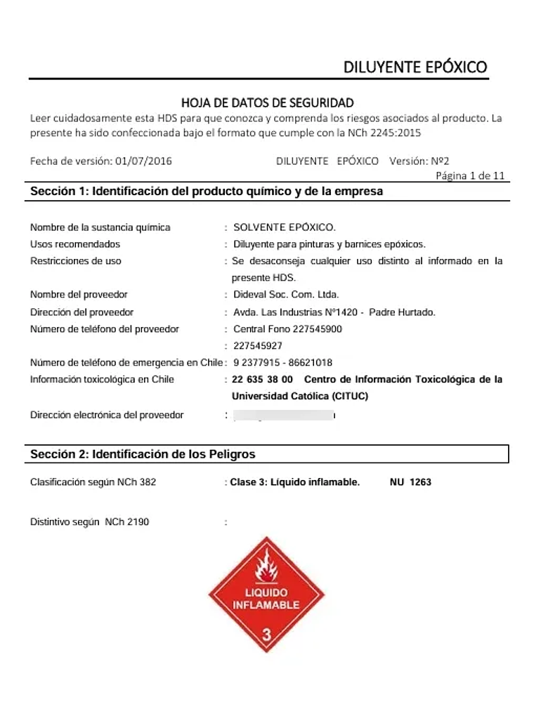 DILUYENTE EPOXICO 1 LT. 2