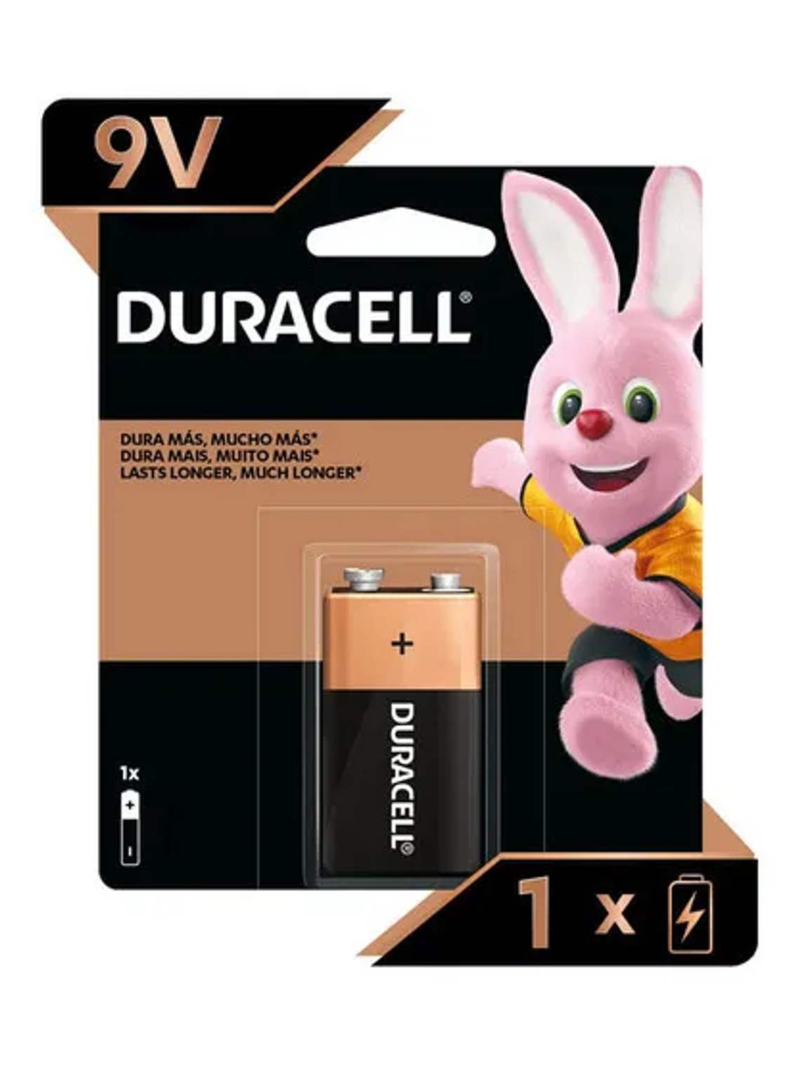 DURACELL BATERIA 9V 1