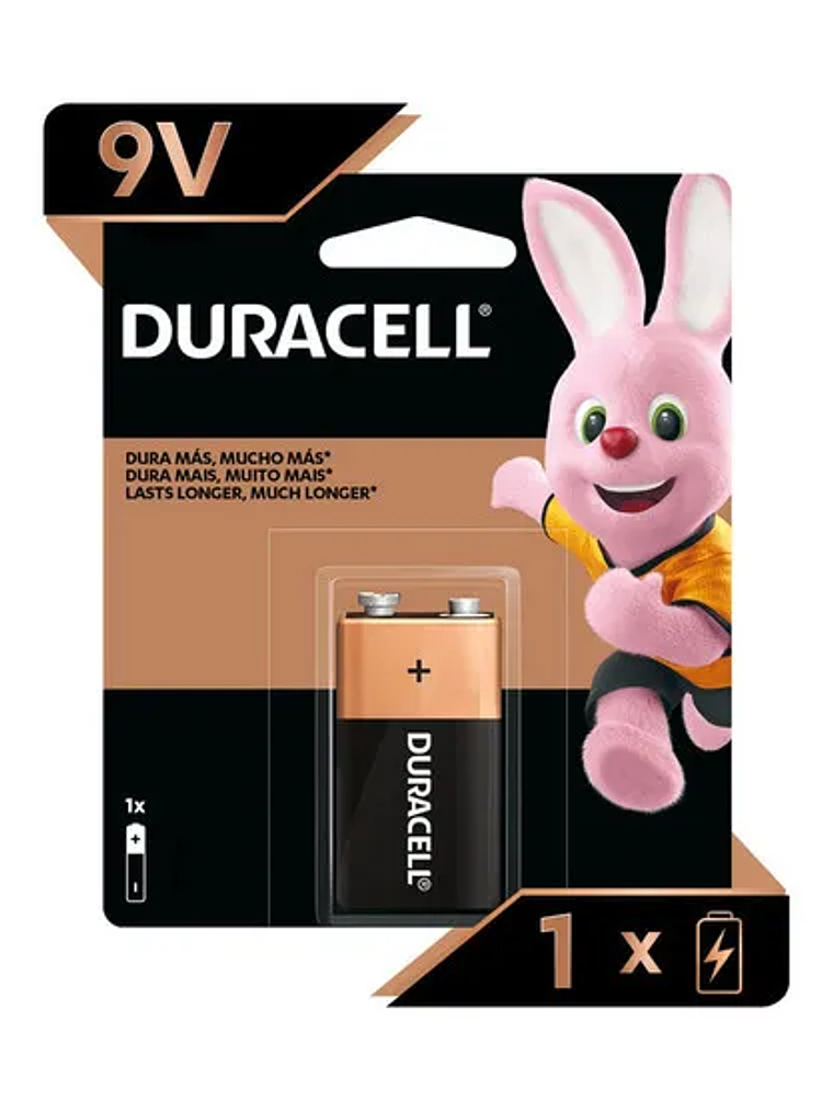DURACELL BATERIA 9V 1